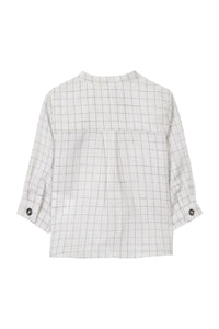 Chemise Baby Tc Club en lin mélangé - Graphite