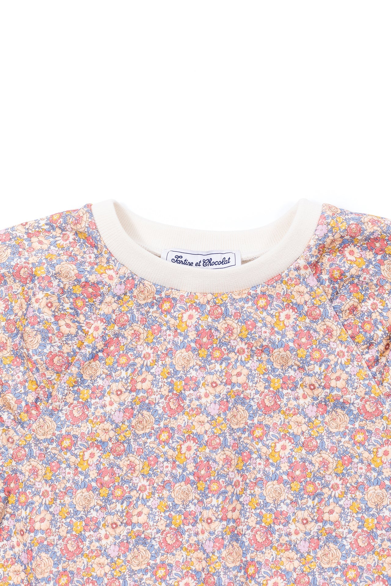 Sweat-shirt Jardin d'éte - Rose Moyen