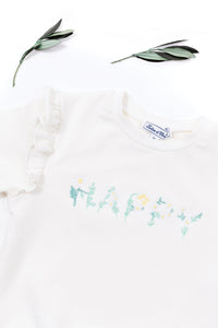 Sweat-shirt Balade Parisienne - Écru