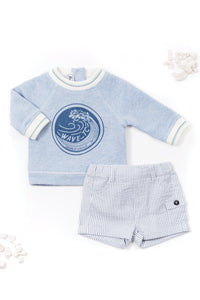 Short Baby Carnet De Voyage - Cobalt
