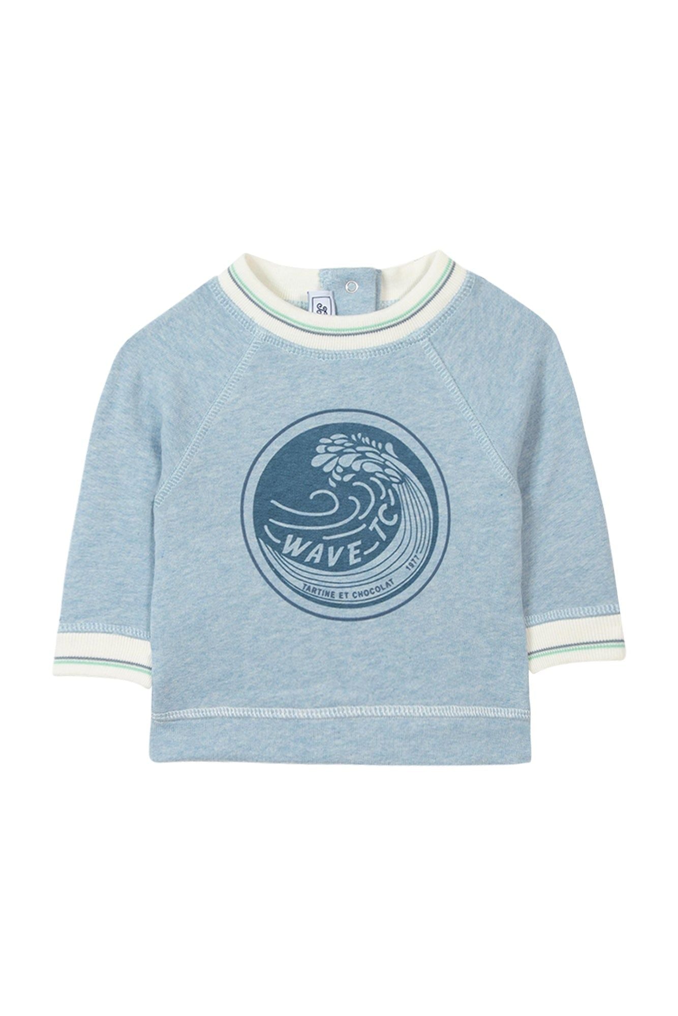 Baby Carnet De Voyage sweatshirt - Cobalt