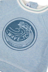 Baby Carnet De Voyage sweatshirt - Cobalt