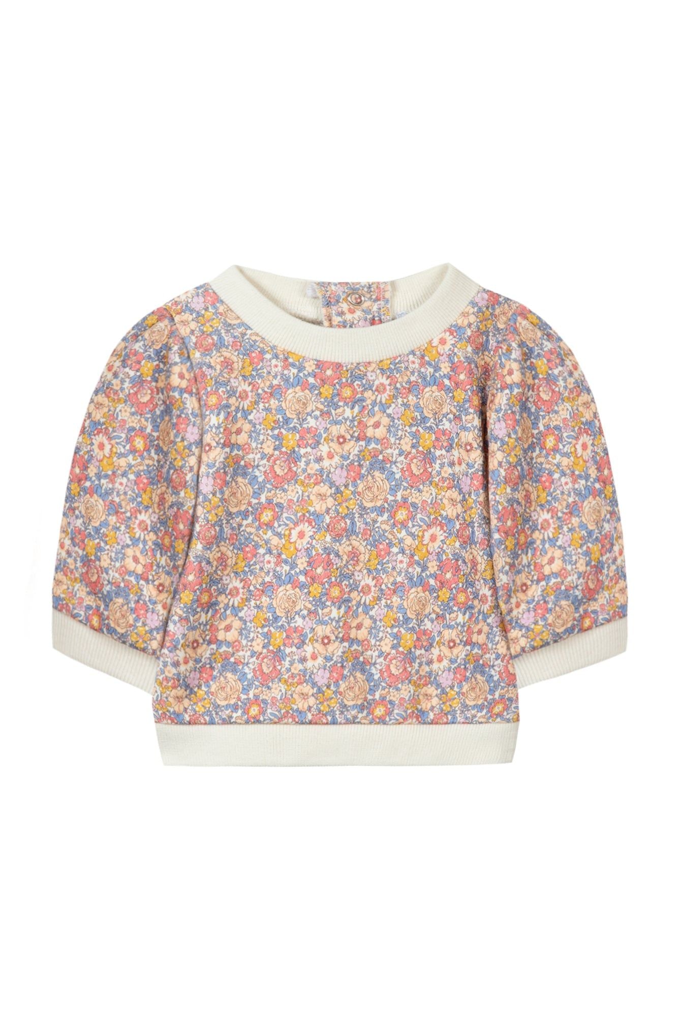 Sweatshirt Rêves Poétiques à fleurs baby girl