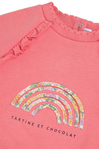 Baby Jardin d'éte sweatshirt - Medium pink