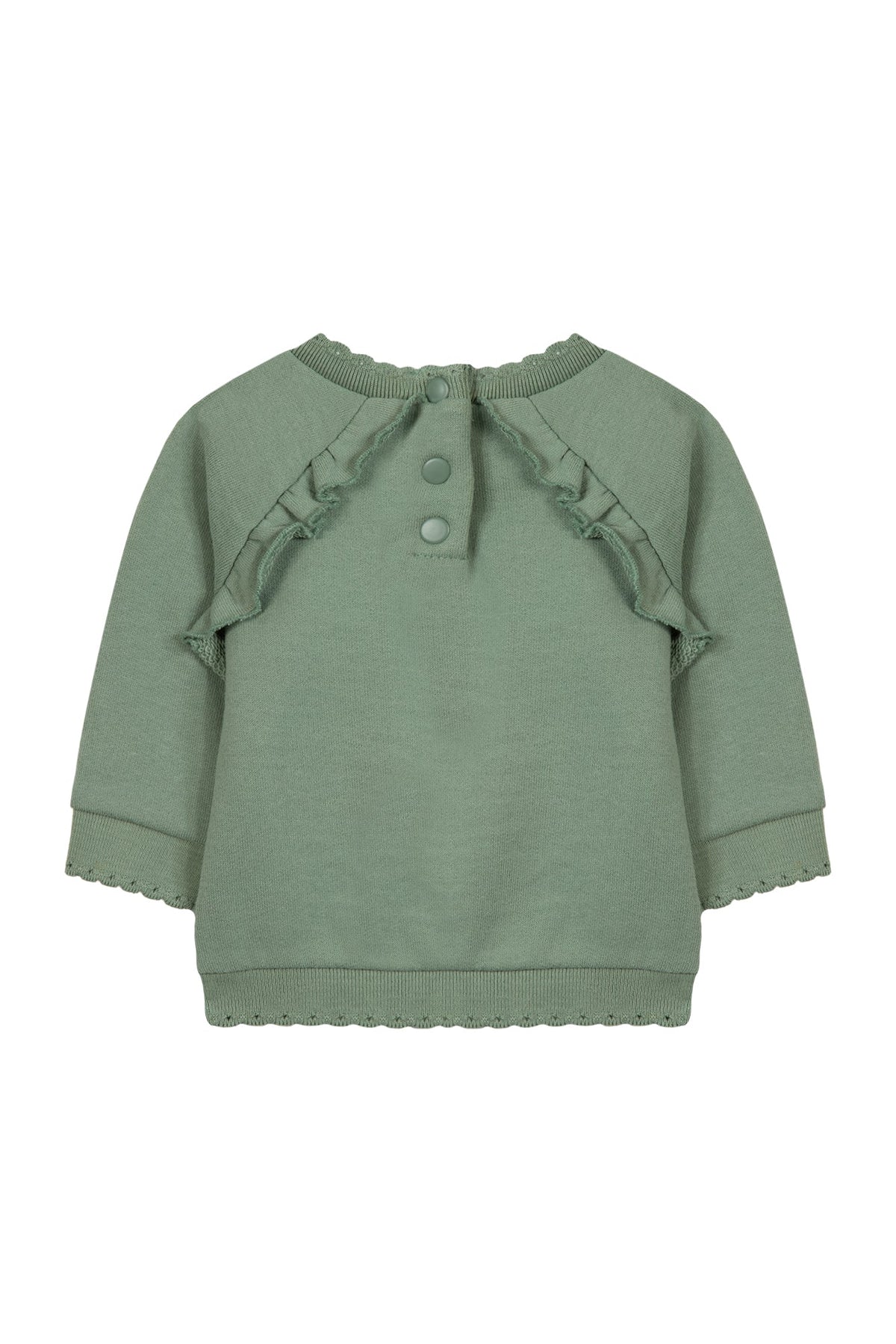 Sweat-shirt Baby Reves Poetiques - Kaki Clair
