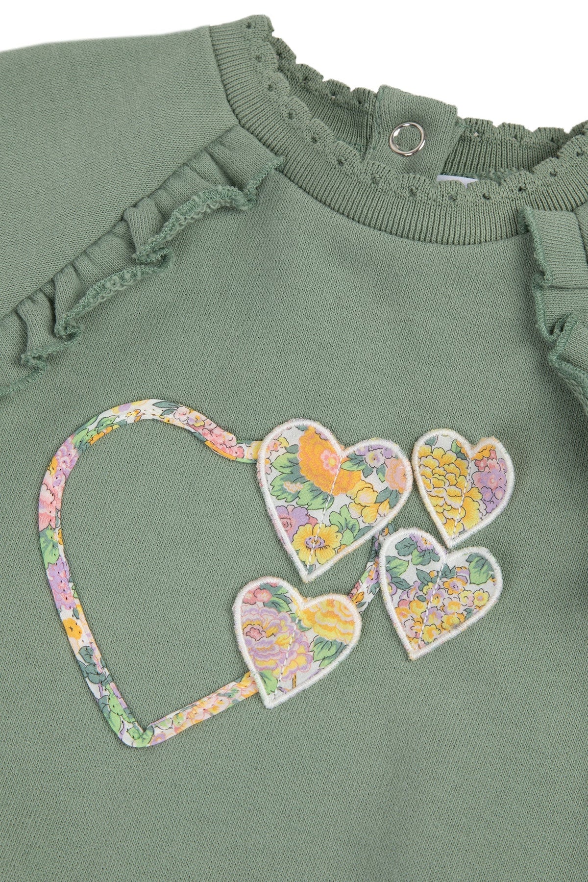 Kaki Clair / Sweat-Shirt Baby Reves Poetiques - Kaki Clair
