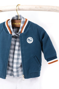 Gilet Baby Explorateur - Bleu Encre