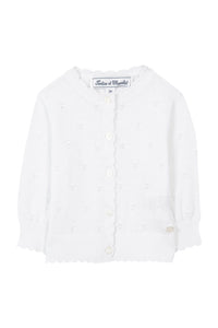 Cardigan Baby Balade Parisienne - White