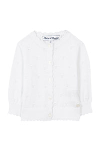 Cardigan Baby Balade Parisienne - Blanc