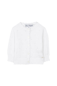 Cardigan Baby Balade Parisienne - Blanc