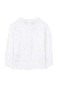 Cardigan Baby Balade Parisienne - Blanc