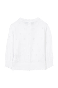 Cardigan Baby Balade Parisienne - White