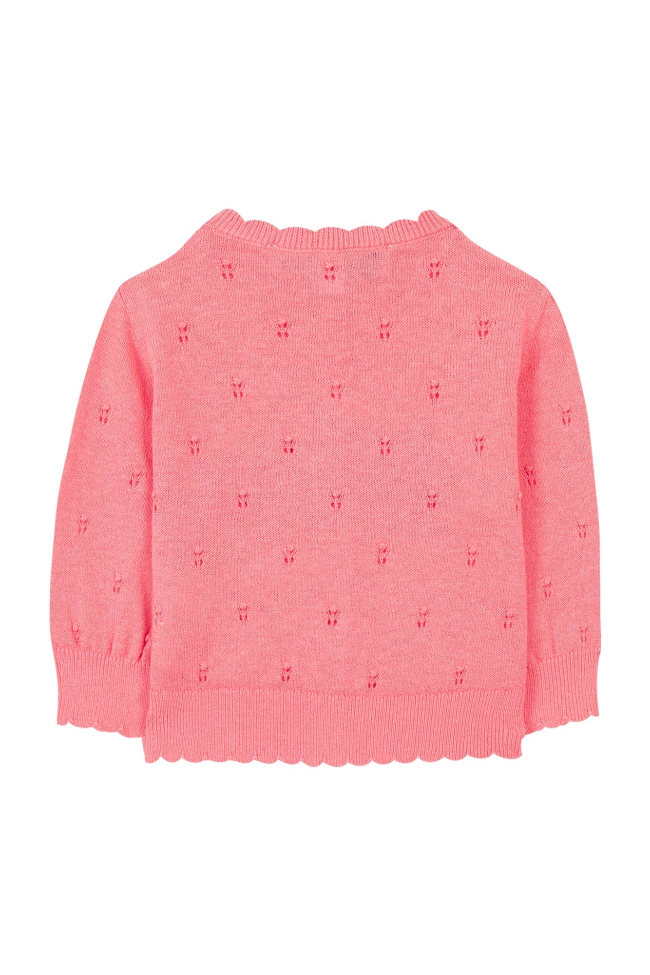 Baby Jardin d'éte cardigan - Medium pink