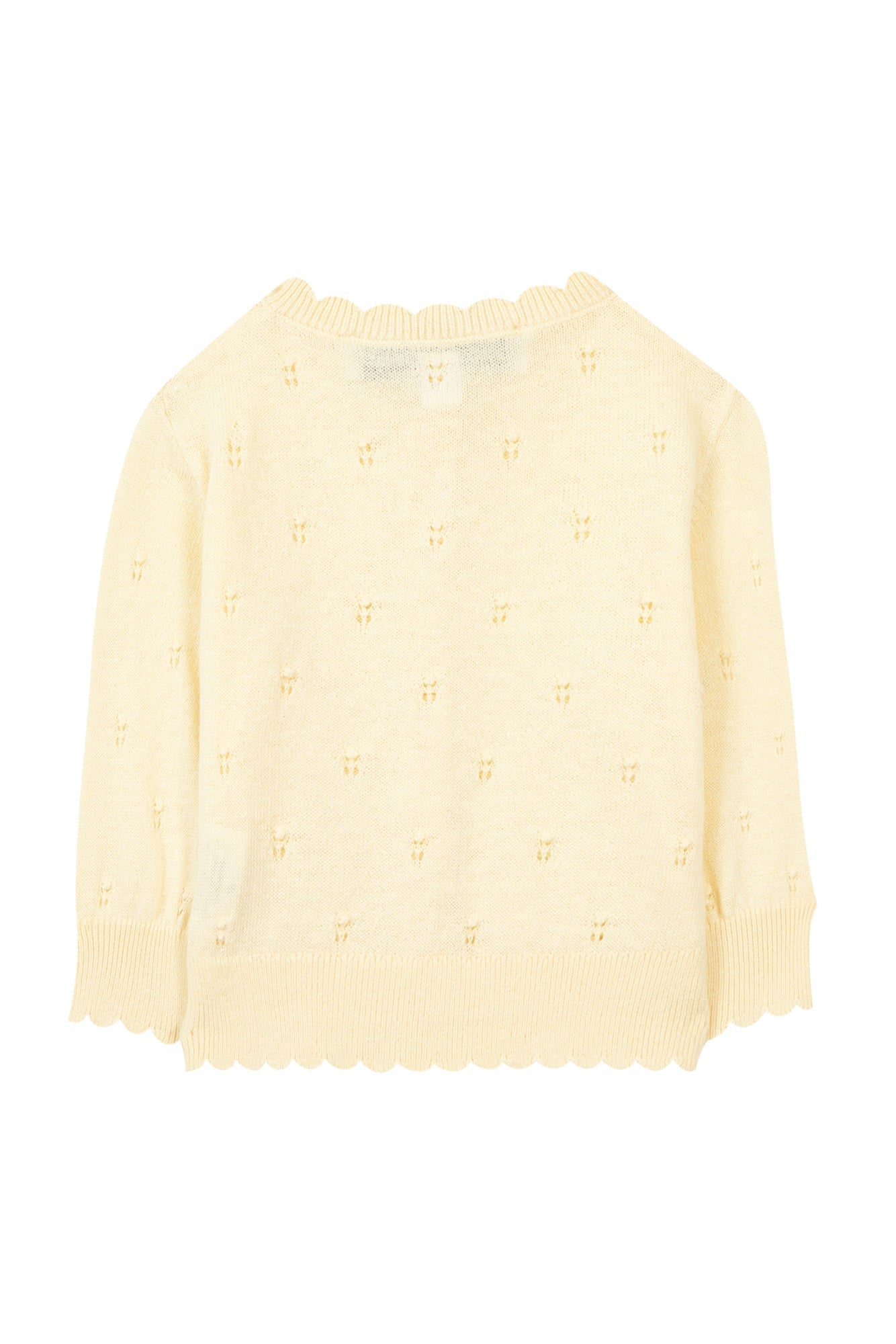 Cardigan Baby Balade Parisienne - Jaune Pale