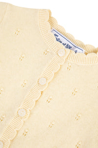 Cardigan Baby Balade Parisienne - Jaune Pale