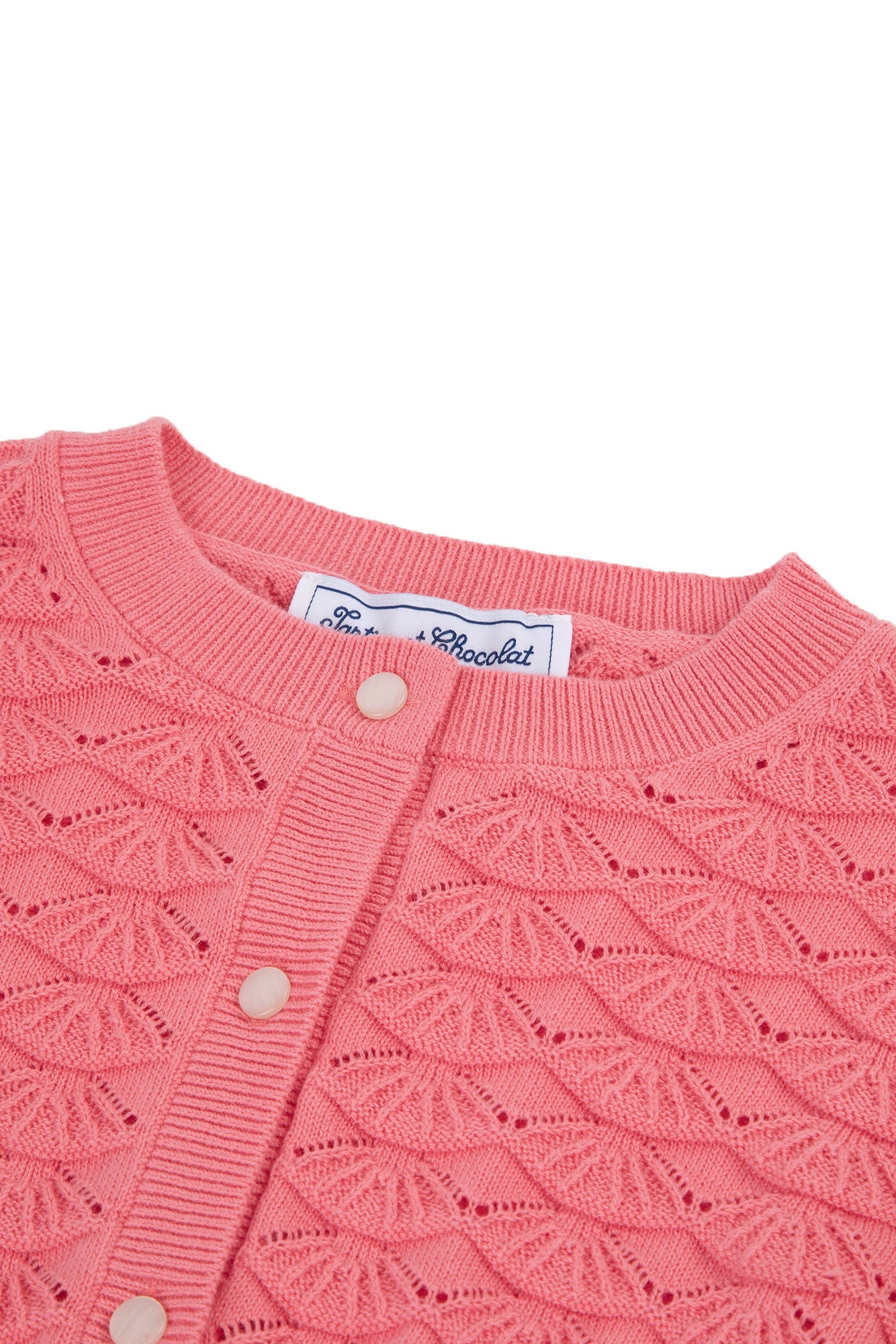 Cardigan Jardin d'éte - Rose Moyen