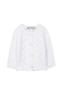 Cardigan Baby Parfum Bucolique - Blanc