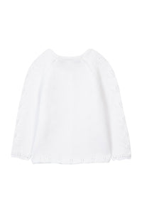 Baby Parfum Bucolique Cardigan - White