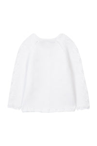 Cardigan Baby Parfum Bucolique - Blanc