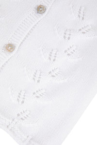 Baby Parfum Bucolique Cardigan - White