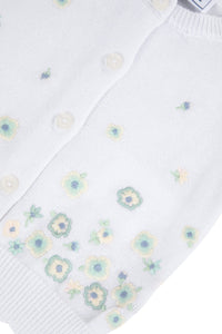Cardigan Baby Balade Parisienne - White