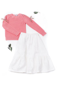 Skirt Jardin d'éte - White