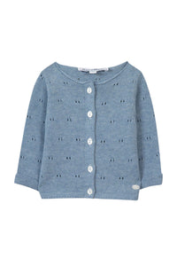 Gilet Mon Premier Trousseau - Bleu Nuage