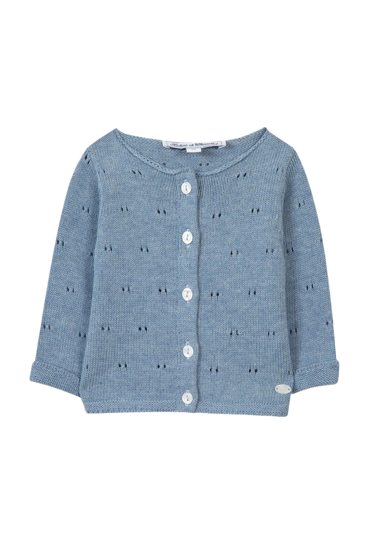 Gilet Mon Premier Trousseau - Bleu Nuage