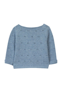 Gilet Mon Premier Trousseau - Bleu Nuage