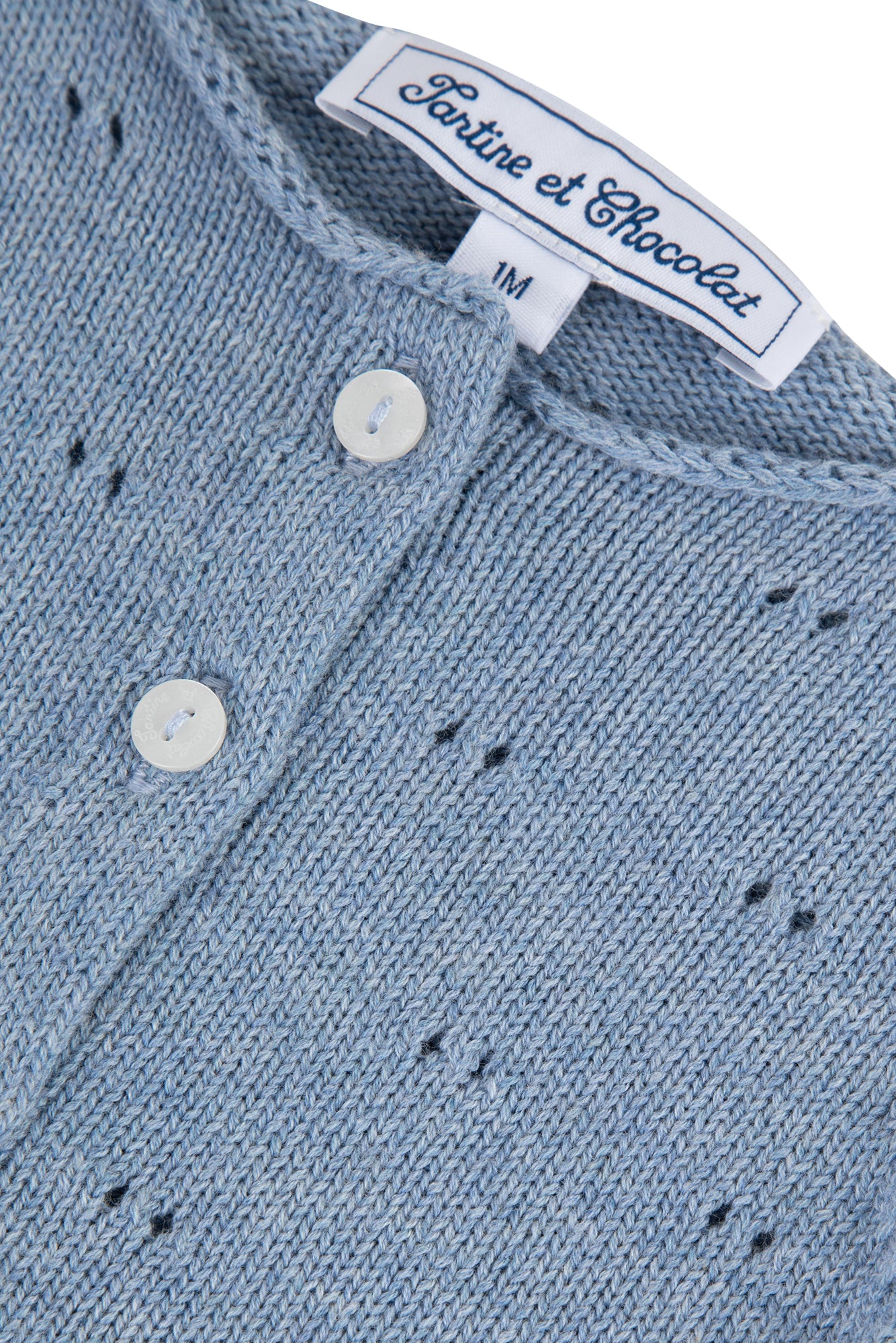 Mon Premier Trousseau cardigan - Cloud Blue