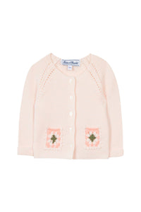 Baby Reves Poetiques Cardigan - Pale Pink