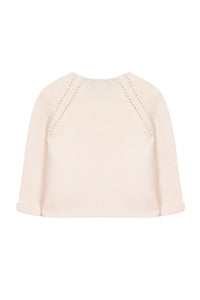 Baby Reves Poetiques Cardigan - Pale Pink