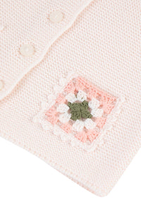 Baby Reves Poetiques Cardigan - Pale Pink