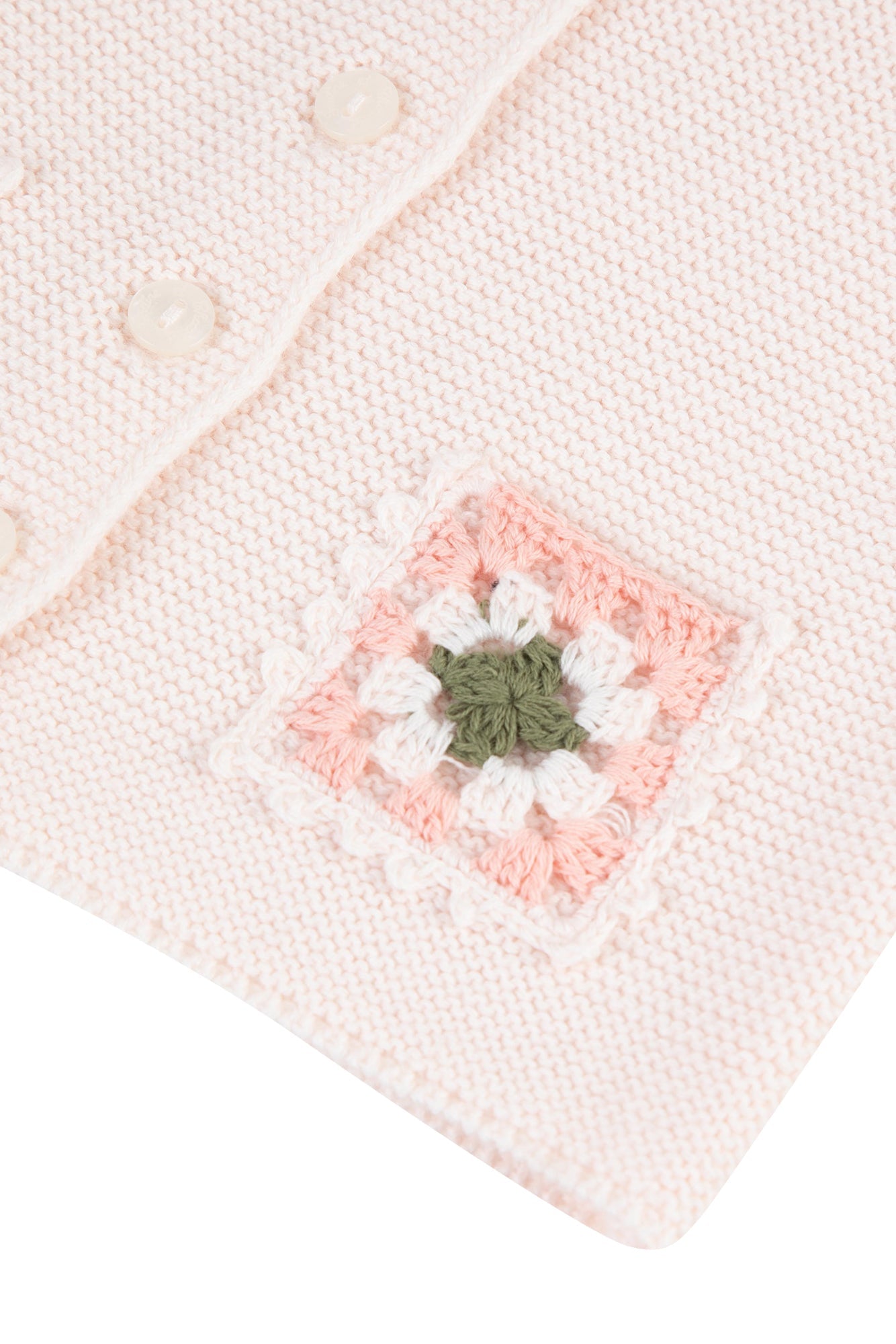 Baby Reves Poetiques Cardigan - Pale Pink