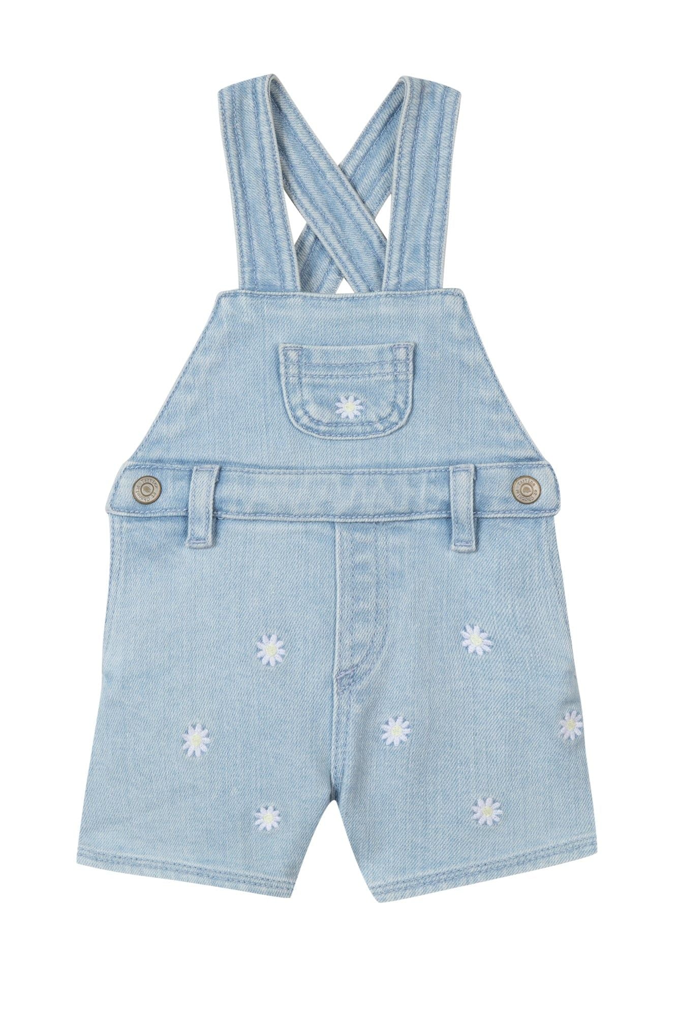 Balade Parisienne Baby Dungarees - Denim Lave