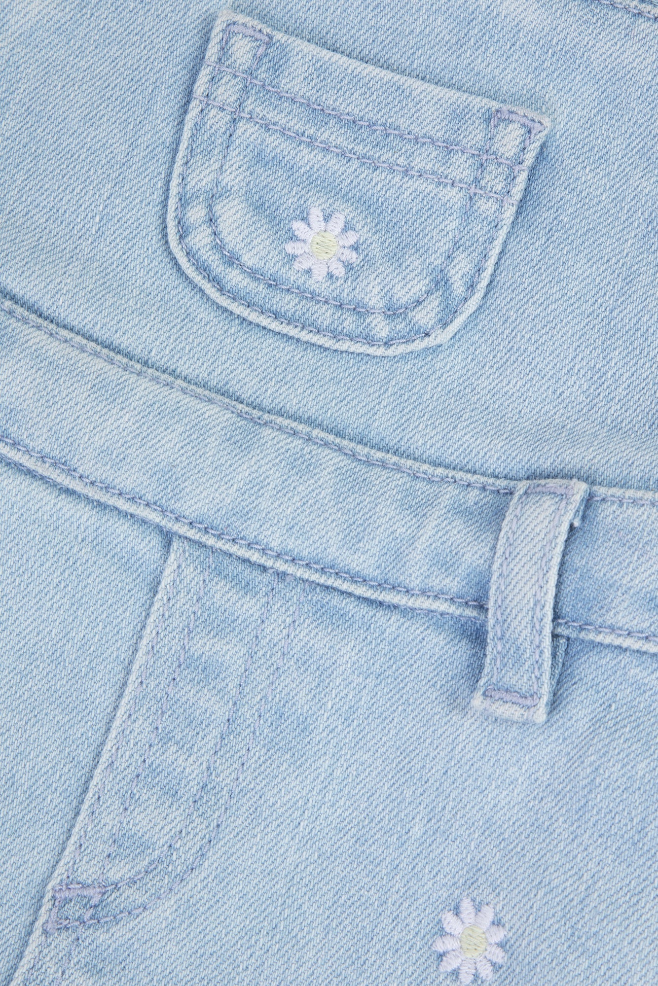 Balade Parisienne Baby Dungarees - Denim Lave