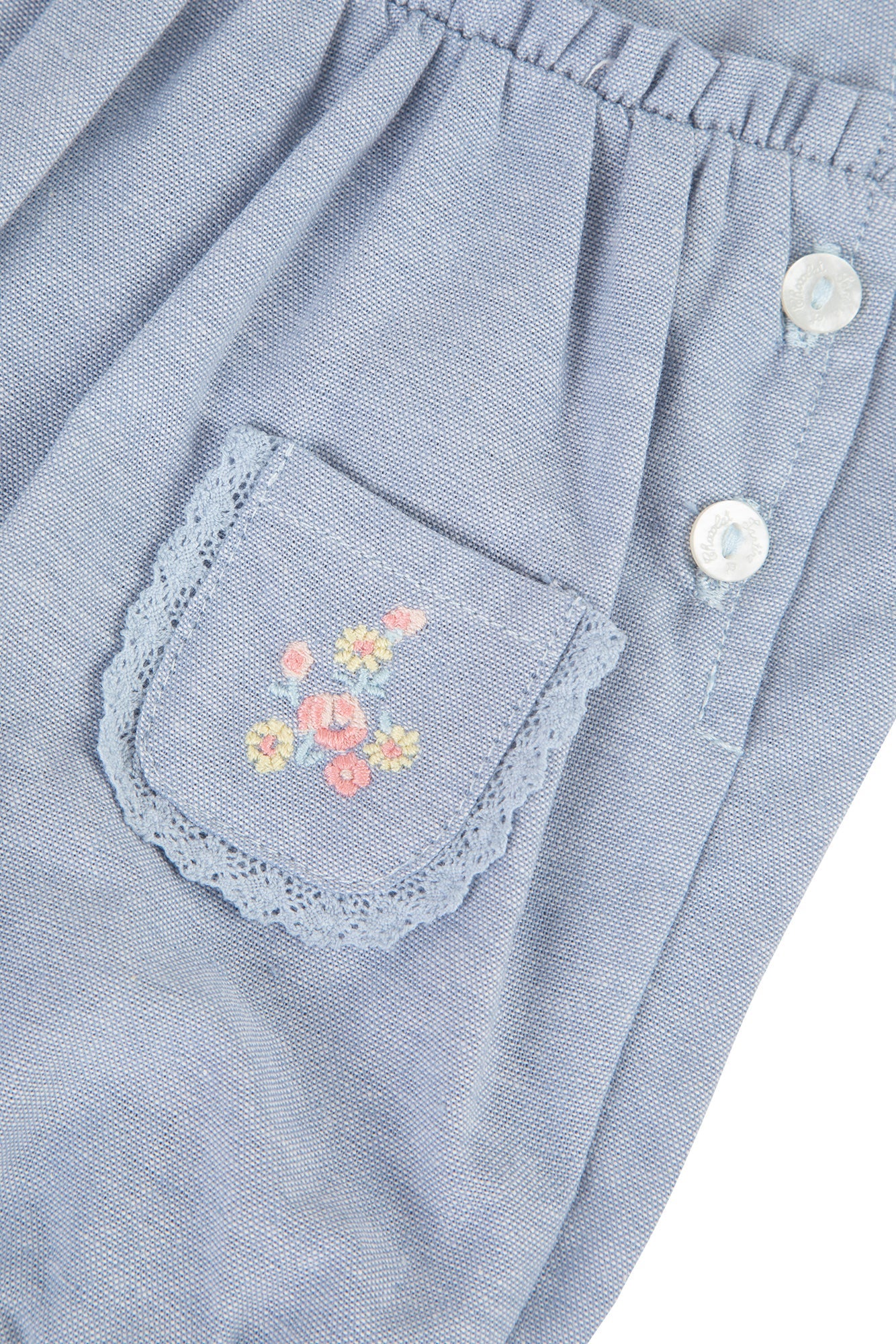 Mon Premier Trousseau dungarees - Cloud Blue