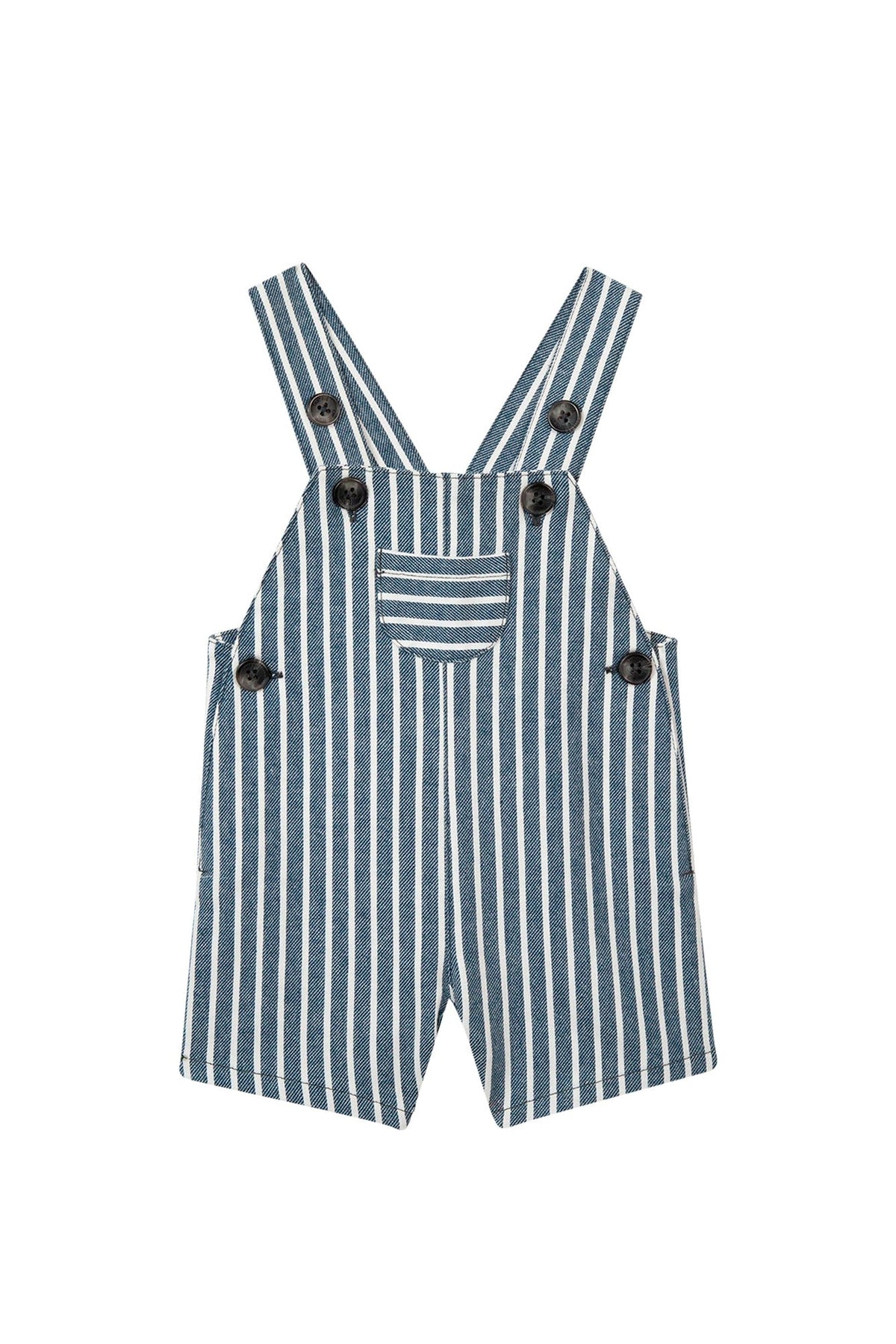 Bleu Encre / Salopette Baby Explorateur - Bleu Encre