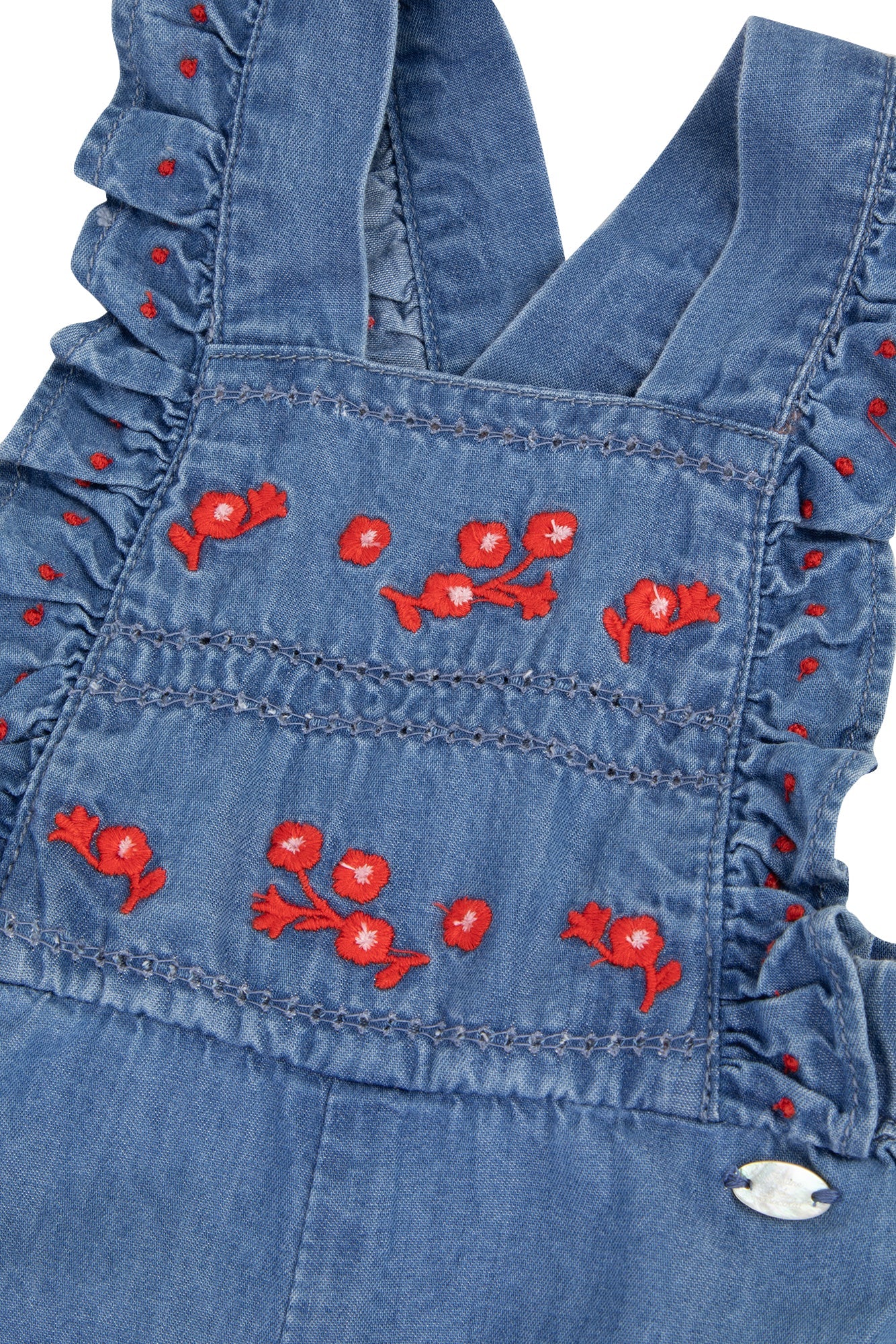 Baby Dungarees Bucolic Fragrance - Cornflower