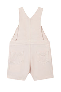 Reves Poetiques Baby Dungarees - Pale Pink
