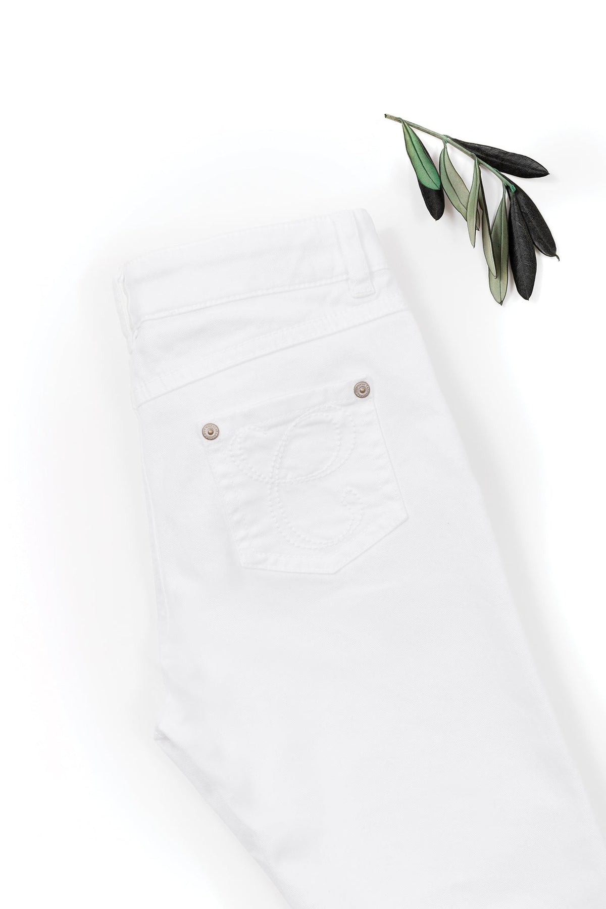 Jean balade parisienne en coton - Blanc