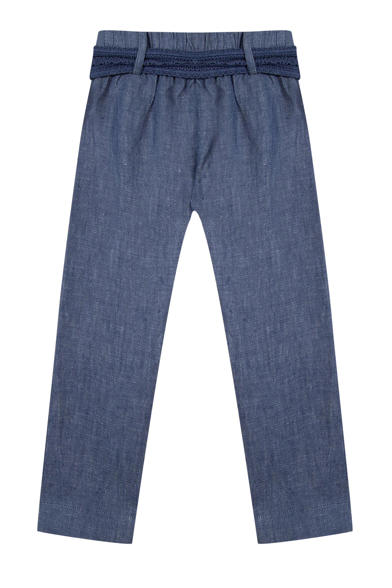 Pantalon Jardin d'éte en lin - Indigo