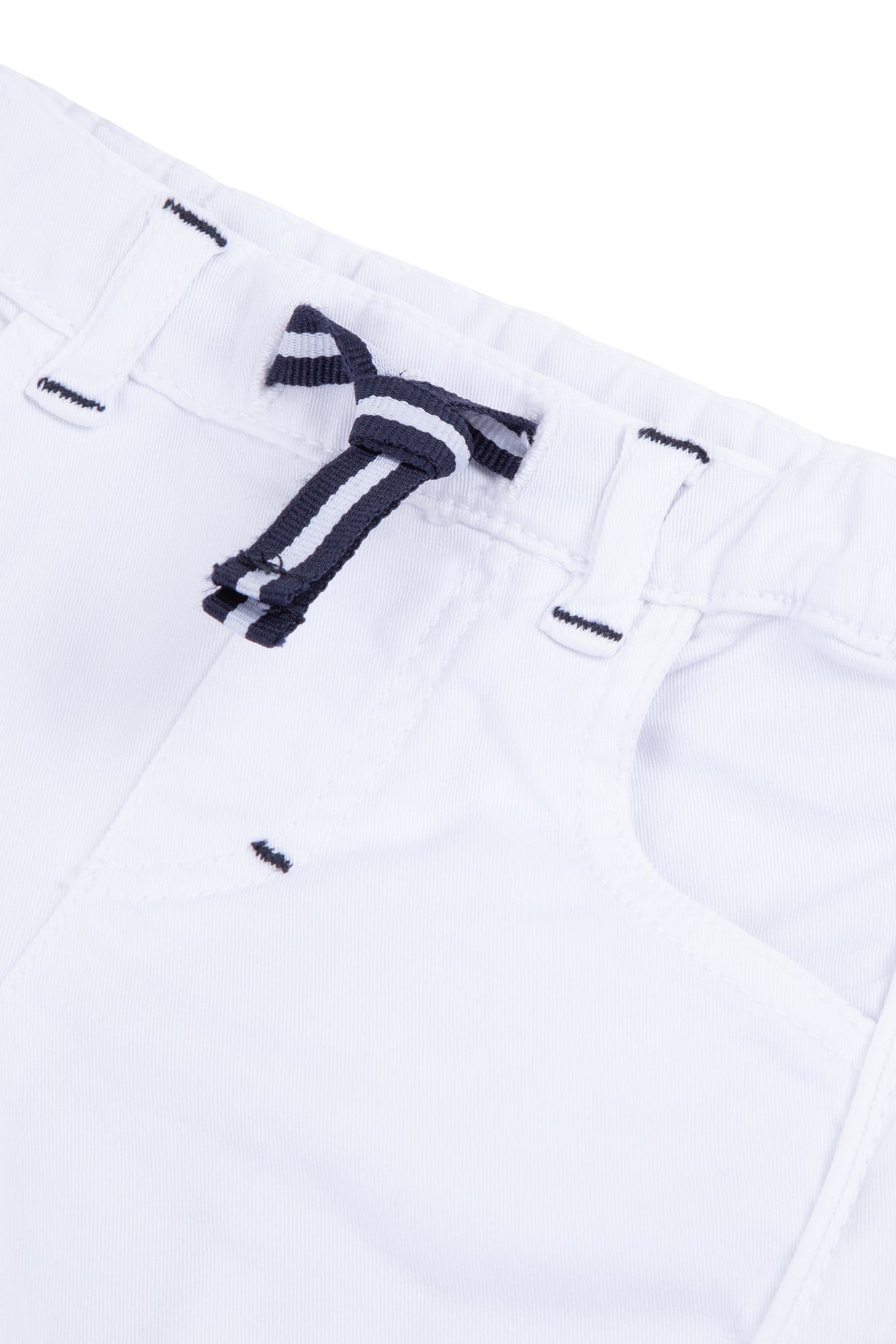 Pantalon Carnet de Voyage noué à la taille - Blanc