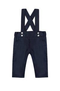 Baby Ceremonie linen trousers - Navy