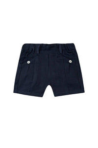 Baby Ceremonie linen shorts - Navy