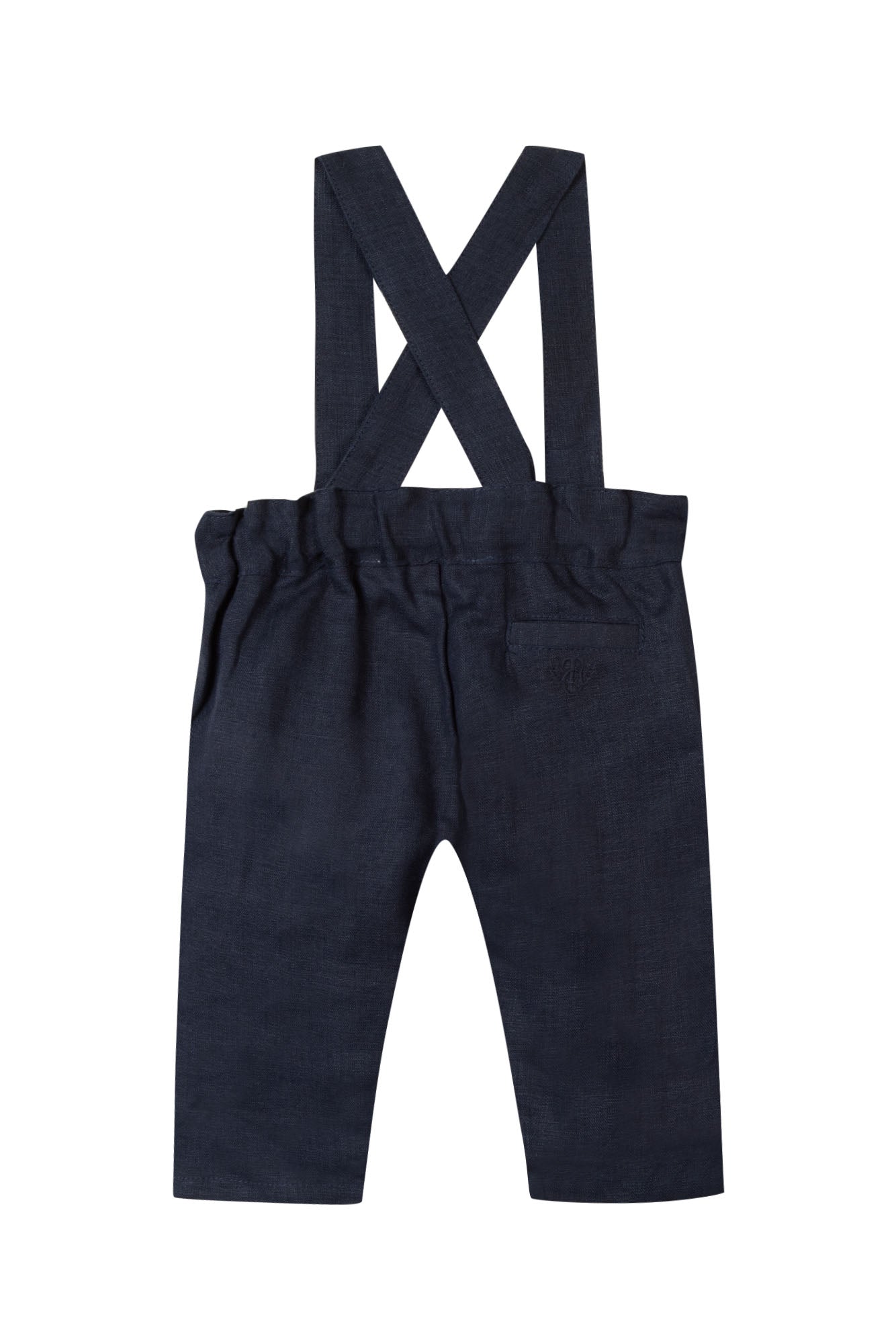 Baby Ceremonie linen trousers - Navy