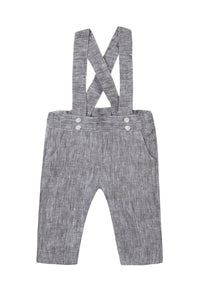 Baby Ceremonie linen trousers - Graphite