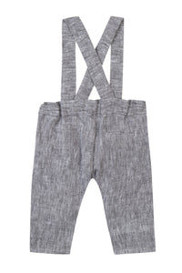 Baby Ceremonie linen trousers - Graphite