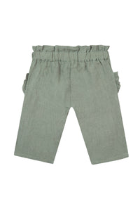 Baby Reves Poetiques linen trousers - Light khaki