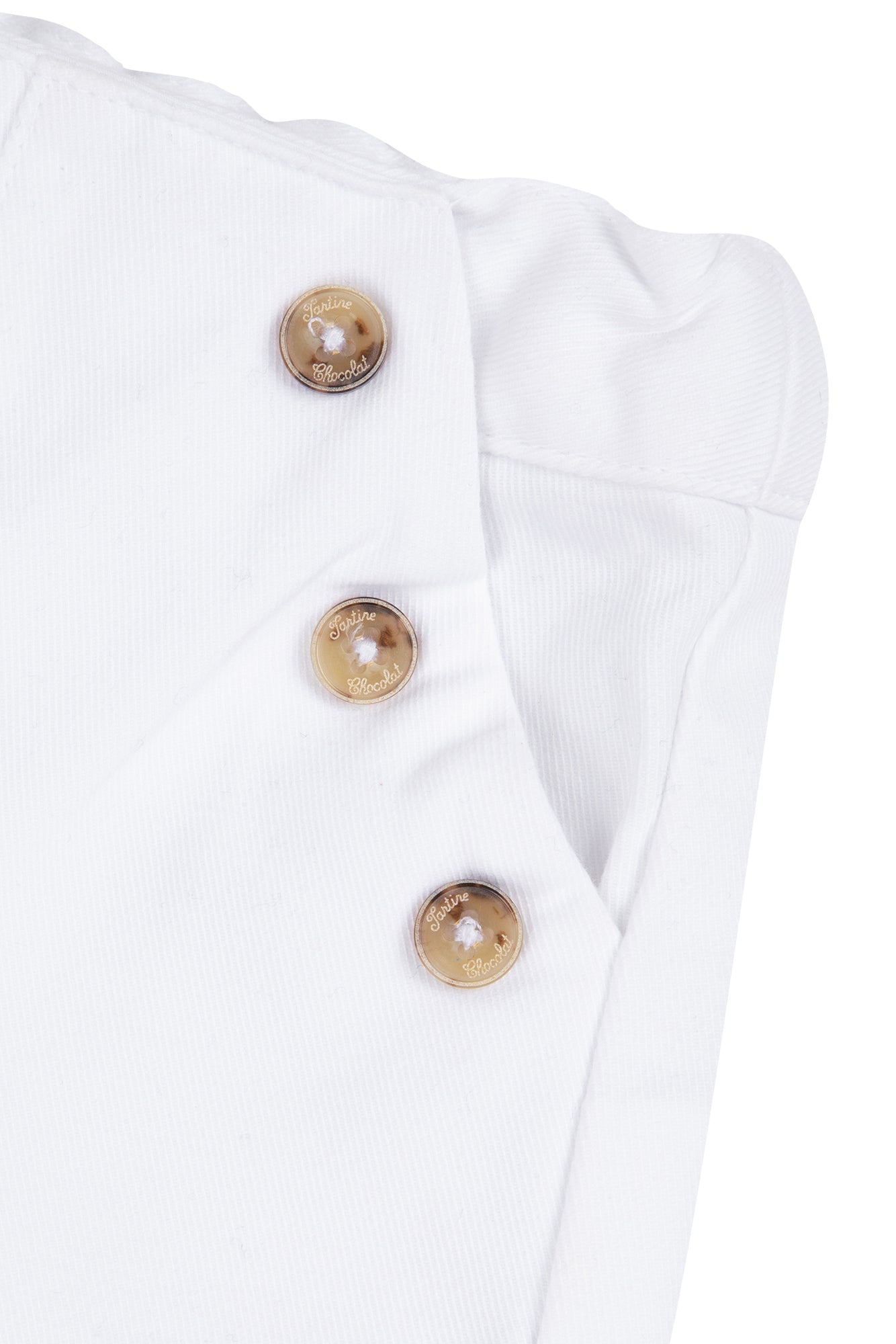 Baby Reves Poetiques Trousers - White
